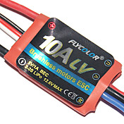 flycolor 10a 3s esc de avião com motor brushless (cores aleatórias)