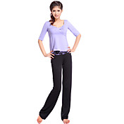 SiBoEn Polyester Short Sleeve Tracksuits Practise Wearable Yoga (Pleated)