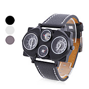 unisex pu analoge Quarz-Armbanduhr (verschiedene Farben)