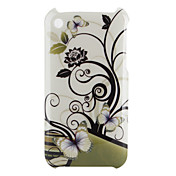 Butterflies and Flower Pattern Hard Case for iPhone 3G and 3GS (Multi-Color)