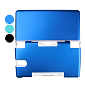 étui de protection en plastique avec couvercle en aluminium pour nintendo dsl (couleurs assorties)