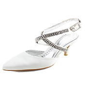 Satin Stiletto Heel Pointy Toe/ Sandals Wedding Shoes