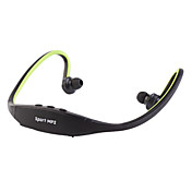 trådløs sport mp3 musikkspiller hodetelefon-støtte TF kort + FM-radio