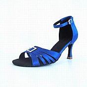 Customized Women's Satin Ankle Strap Latin / Ballroom Dance Shoes (More Colors)