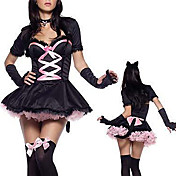 Sexy Adult Dame Midnight Cat Halloween kostume