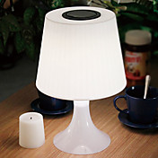 0.25W Comtemporary White Table Light with LED Light Solar Powered