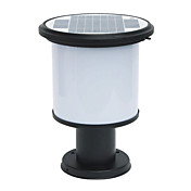 1W LED Solar Post Light in White Shade