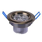 3W Antique LED-Deckenleuchte mit 3 LEDs in Aluminium (Cutting Dia 76mm, Swivel 0-60 °)
