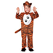 Kid Cute Brown Tiger Polyester Halloween Costume (2-4 YRS)