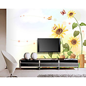 Sunflower Floral Contemporary Graphics Nature and Animal Mural
