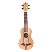 ELLA - (UK-10Z) Ukulele Soprano Zebrano con bolsa