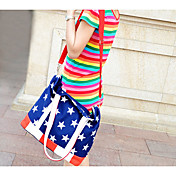 lady stjerne print crossbody tote