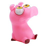 Squeeze Toy Eye Popping Pig (Pink)