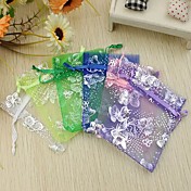 projeto da borboleta sacos do favor com fita - conjunto de 12 (mais cores)