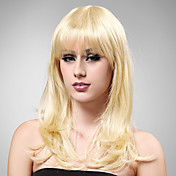 Capless Long High Quality Synthetic Light Blonde Curly Hair Wig