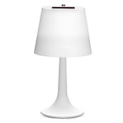 0.25W Modern White Table Light with LED Light Solar Powered