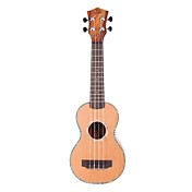 ELLA - (UK-2115SSSA) Alt solid Red Cedar Soprano Ukulele med taske