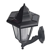 Solar Powered White Light Wall Mounted Lamp