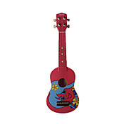 (Belleza) Ukulele Soprano Basswood con / bolso / Cadena de Selecciones