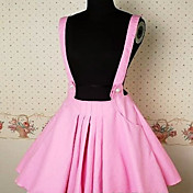 Short Pink Terylene Pleated Sweet Lolita Skirt
