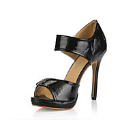 klassieke lakleer naaldhak sandalen met gesp party / avond schoenen