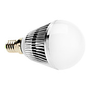 regulable e14 3w 270-300lm 6000-6500K LED de luz blanca natural de bola bombilla (220v)