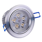 5W LED Silver Ceiling Light with 5 LEDs Driver included (Swivel 0-60° / Beam 5°/30°/45°/60°)