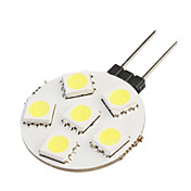 G4 Car Light LED (5050, 1.2W, Lumen (LM) 80, temperatura de cor 6000K, 12V, com 6 LEDs, luz branca)