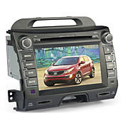 8 pulgadas de coches reproductor de DVD para KIA SPORTAGE (Bluetooth, GPS, iPod, RDS, SD / USB, control del volante, pantalla táctil)