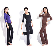 Yoga Casual Sportswear Suits 2 Sätze (Rope Kurzarm Yoga T-Shirt + Yoga Pants)