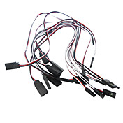 10pcs 50CM  Servo Extension Lead Wire Cable For Futaba