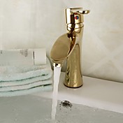 Single Handle Centerset Bathroom Sink Faucet with Three Different Finish
