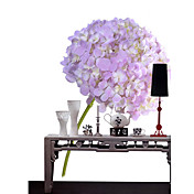 Purple Floral Botanical Nature Mural