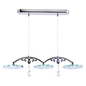 12W LED Plafonnier moderne Chrome Fini