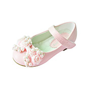 Enfants en simili-cuir plat talon fermé orteils Avec perle d'imitation Bow Fête / Soirée Chaussures (Plus de couleurs)