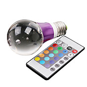 e27 3w 195lm rgb Lichtkristall led ball (110-240V)