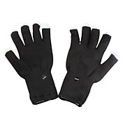 6-Mode Multicolored LED Light Knit Rave Gloves (Black, Pair)