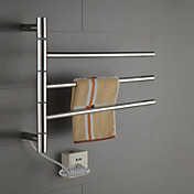 El brazo oscilante 40w de acero inoxidable tubo circular de warmmer toalla tendedero