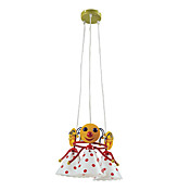 Luces colgantes Niños contemporáneo con 3 luces Diseñado Clown