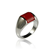 Pretty Alloy Square Imitation Gem Stone Ring(More Colros)