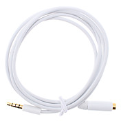 3.5mm Female to Male Extension Cable (120CM, White)