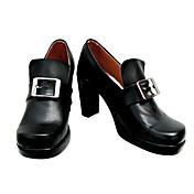 Zapatos de Cosplay inspirado en negro mayordomo ciel phantomhive negro ver.