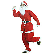 Red Christmas Santa Claus Christmas Costumes(3 Pieces)