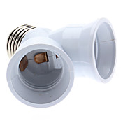 E27 1 à 2 LED Light Bulb Socket Splitter adaptateur