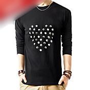 Männer Patch Stickerei T-Shirt