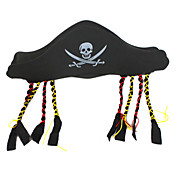 Braids Black Pirate Halloween Costumes Hat