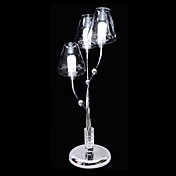 3W LED Lámparas de mesa modernas Acabado Cromo