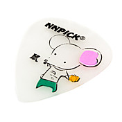 NNPICK - (CZS-1) Plastic Composite Forma estándar Picks/6-pack Guitarra (Mouse-Diseño)