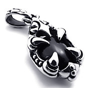 agaat dragon poot hanger (gratis ketting) (4 * 1.5 * 0.8cm)