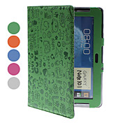Caso di copertura protettiva in PU con supporto per Samsung Galaxy Note N8000 10,1